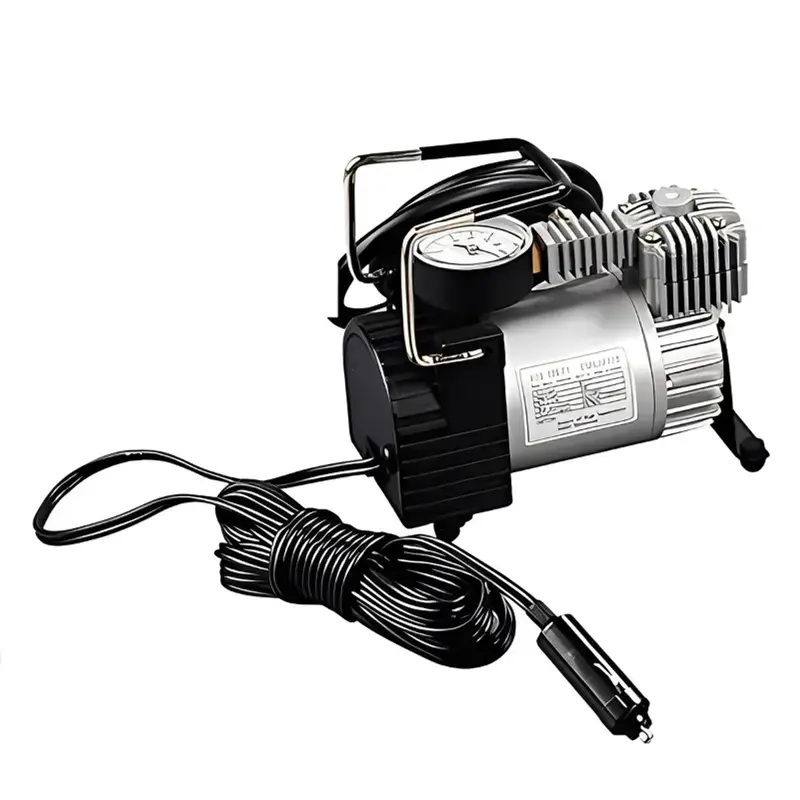 Buy Today Elephant 12V Electronic Car Tyre Inflator Pump With Copper Winding Motor and Aluminium Body (AP-01) 4.3